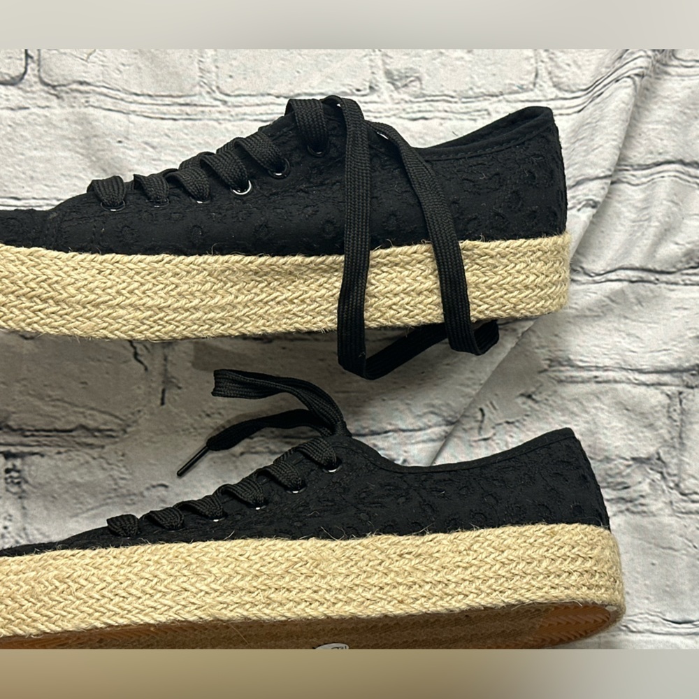 Black Espadrille Sneakers